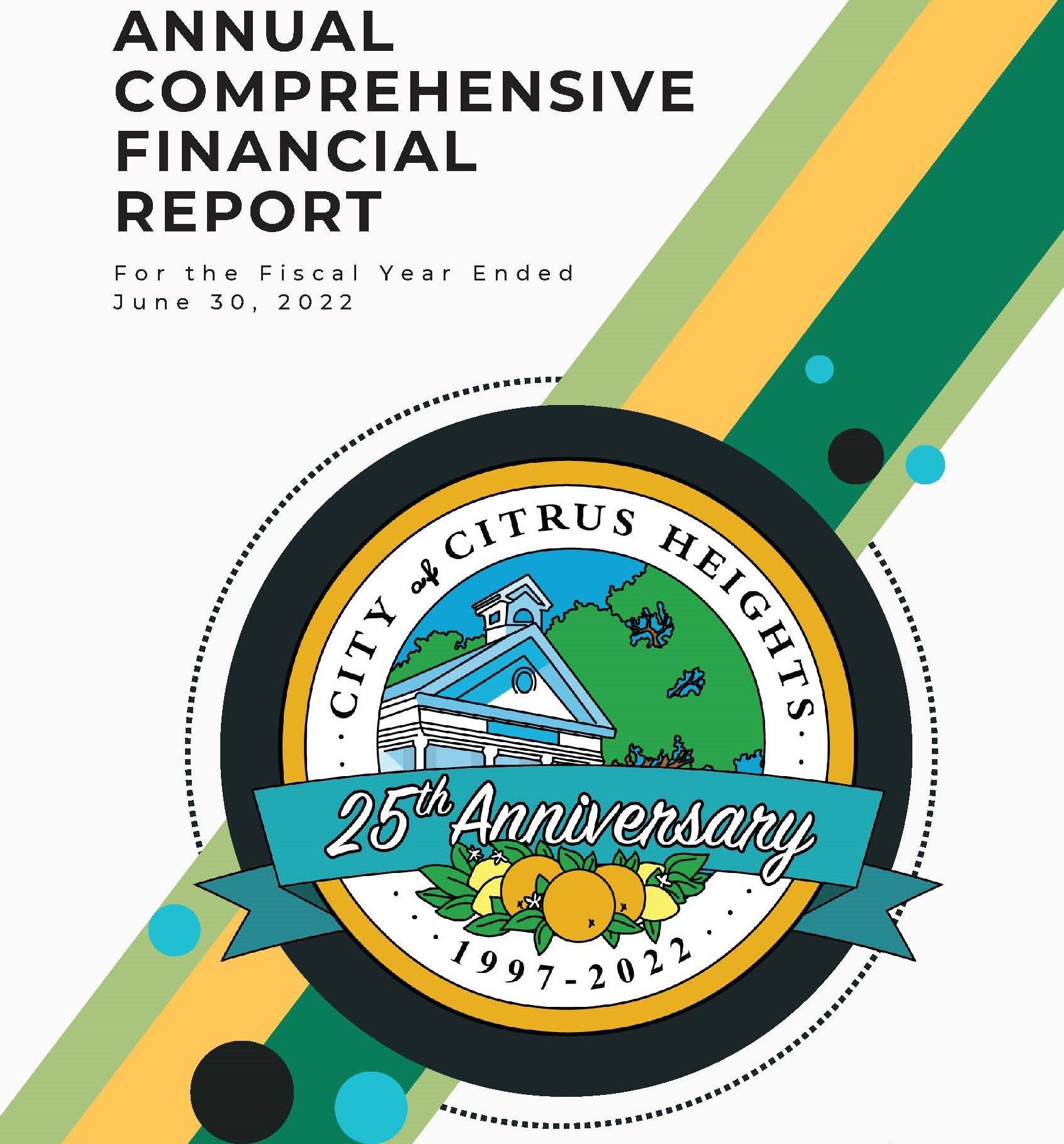 ACFR Cover Page FY22