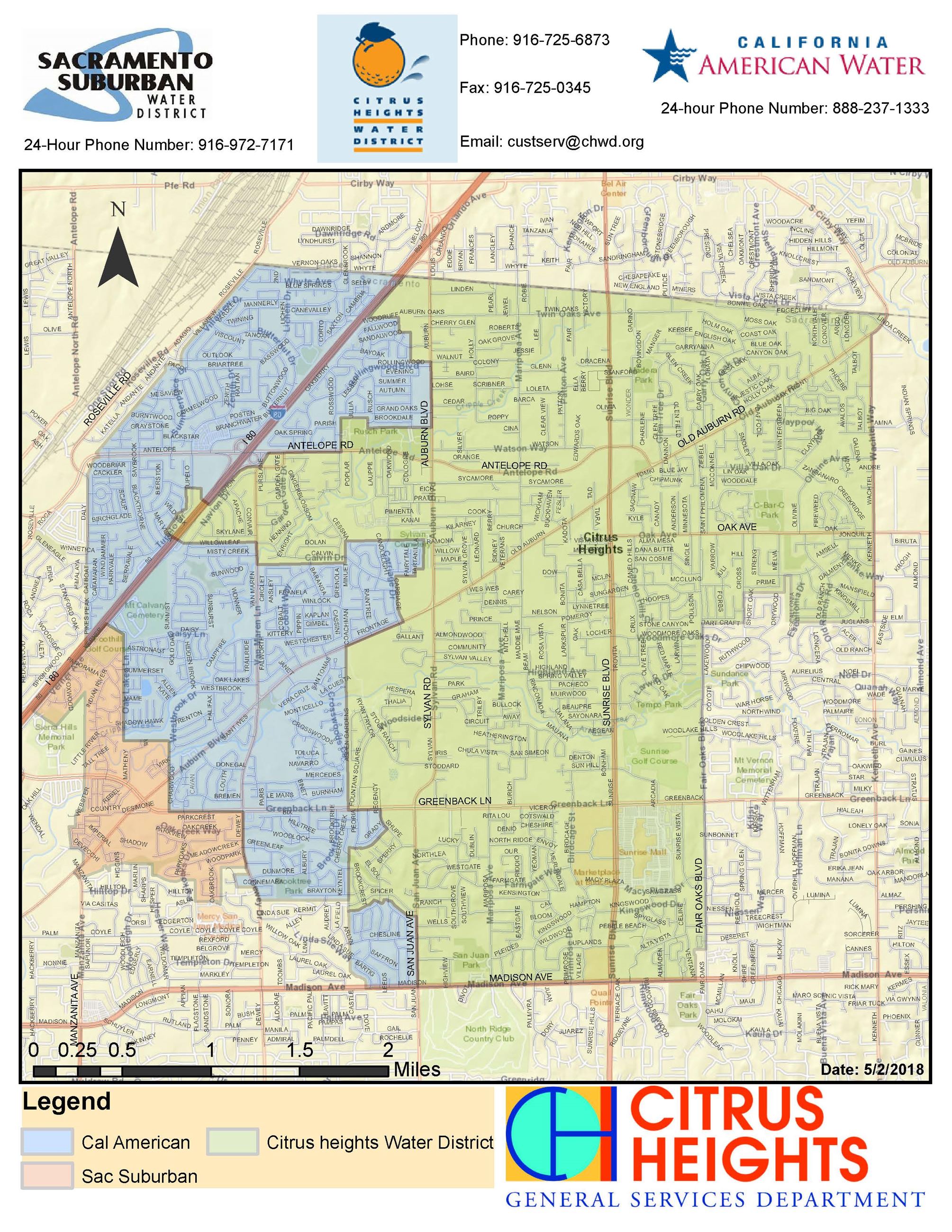 CH Water District Map