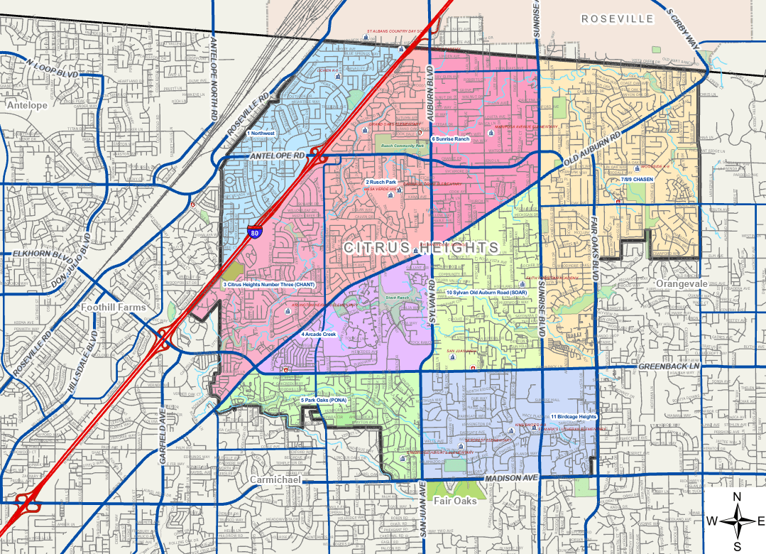 Neighborhood Evacuation Map
