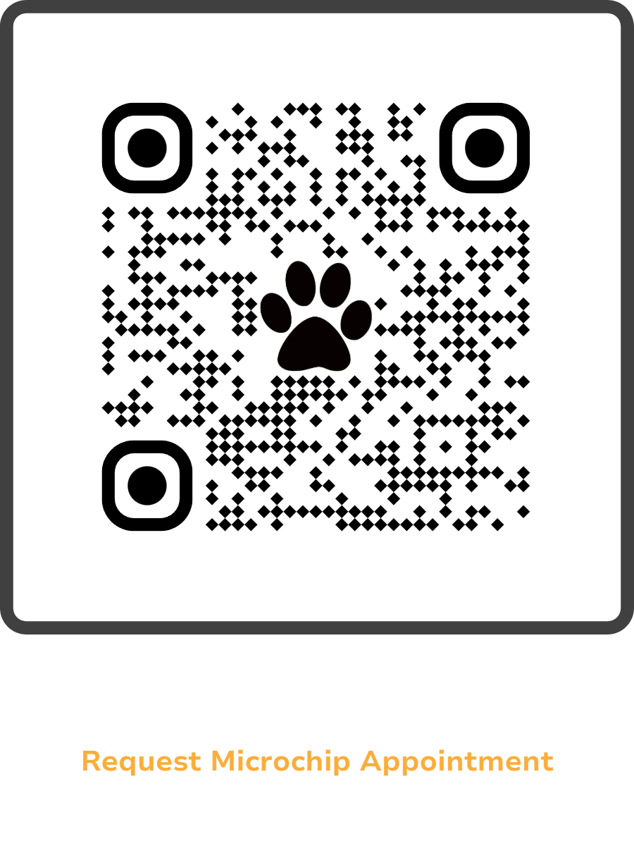 Request Microchip Appointment QR Code