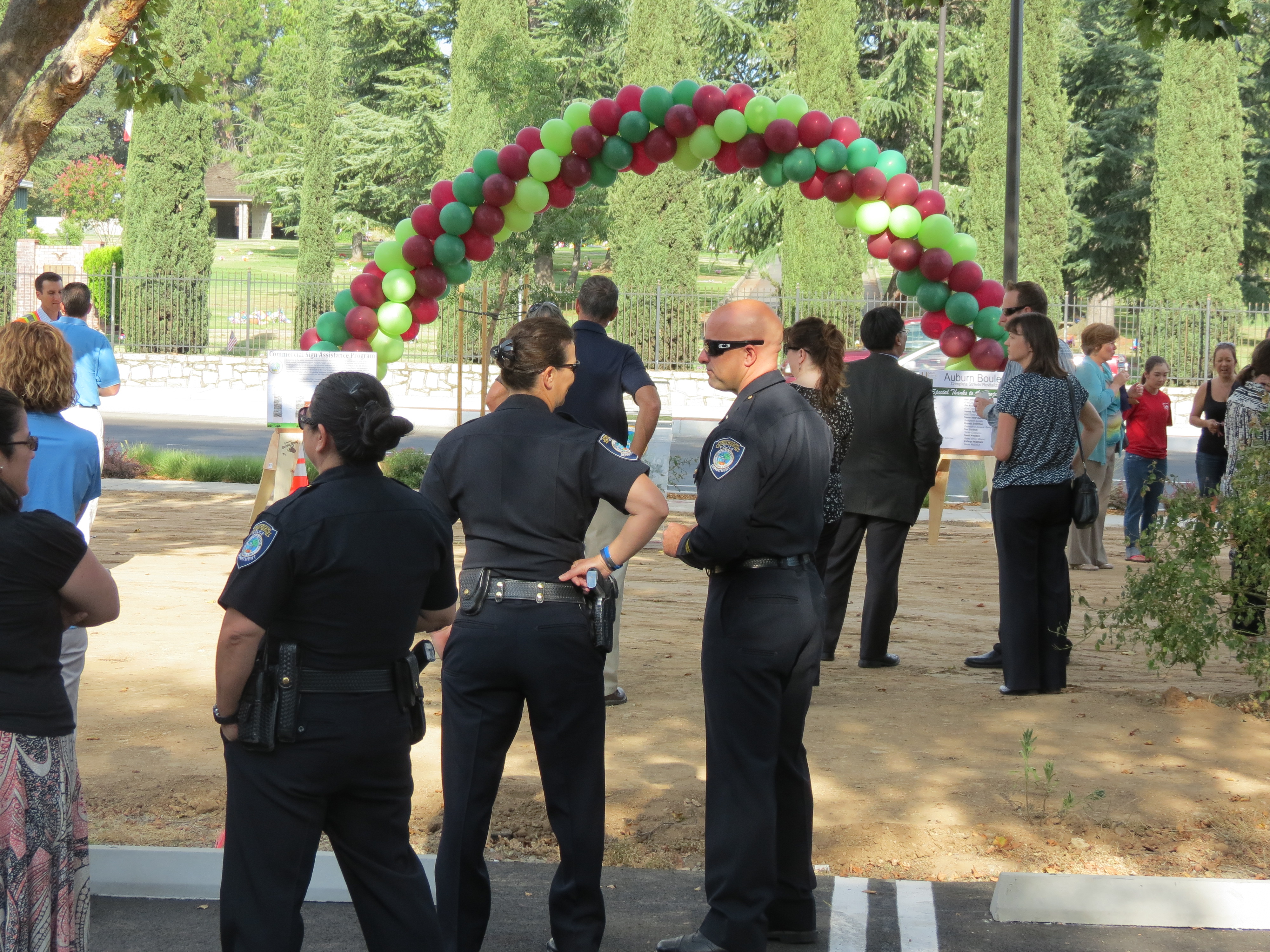 PD employees attending the event
