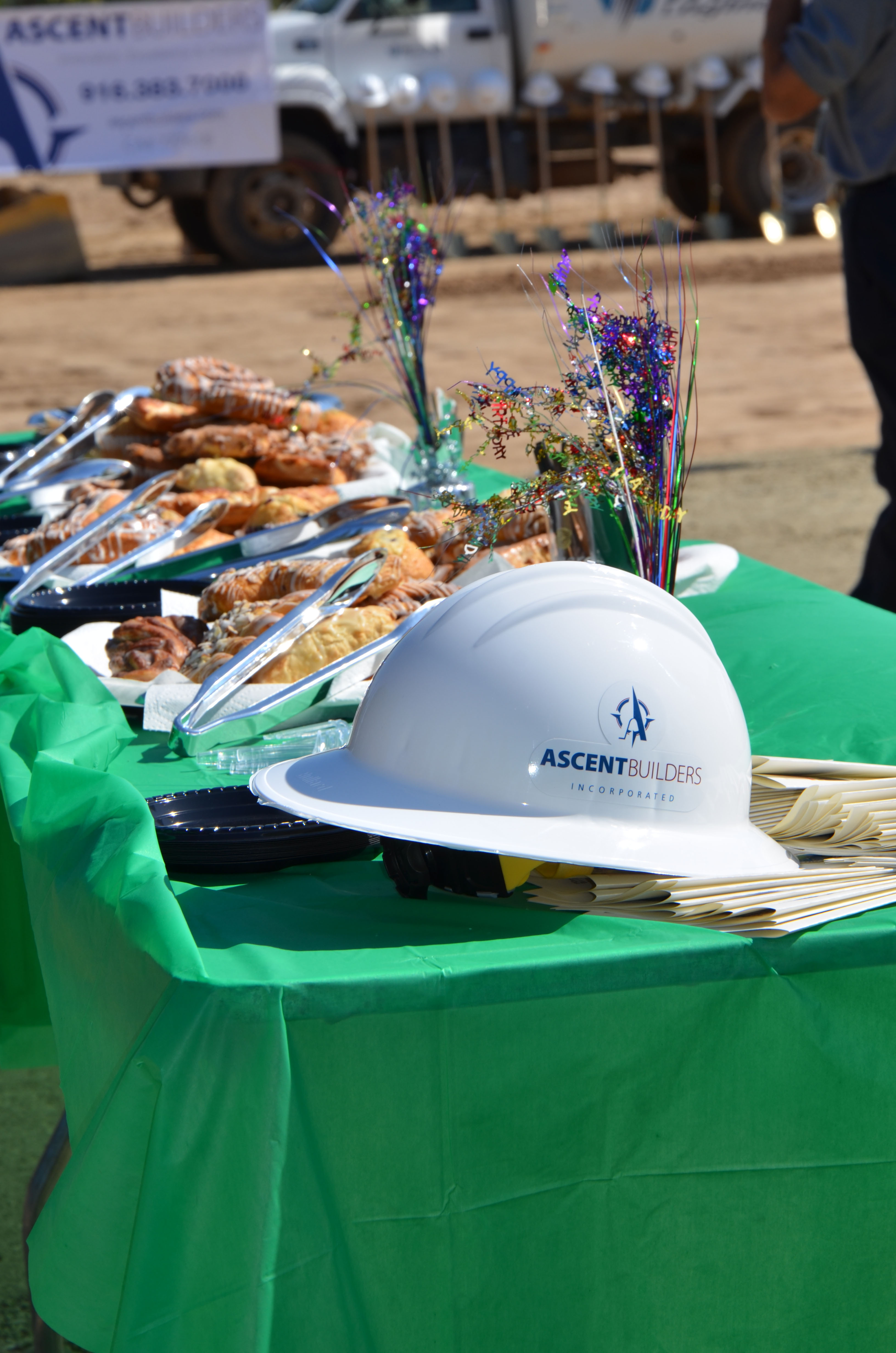 Pastries and refreshments