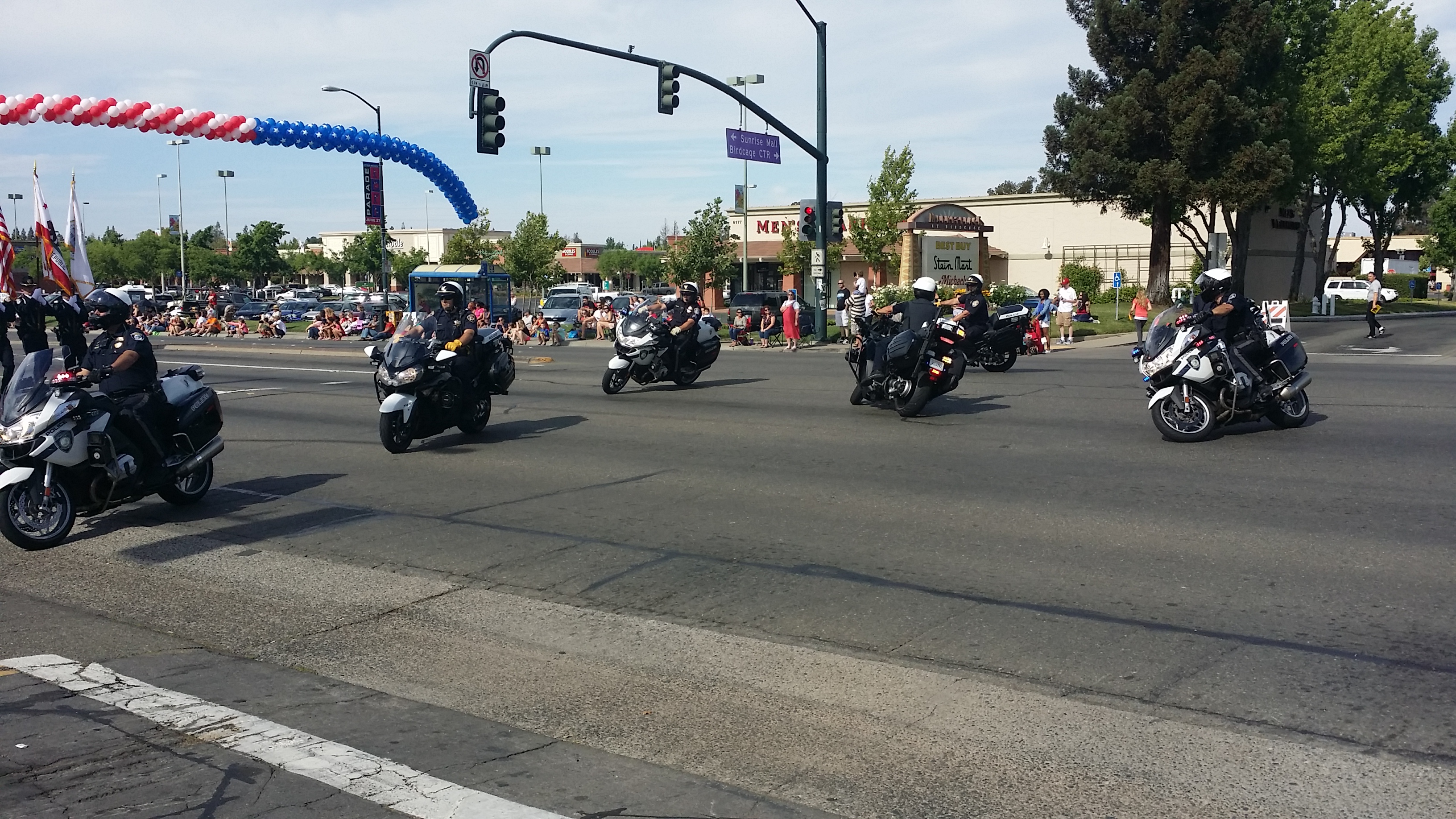 City police motorcycle brigade
